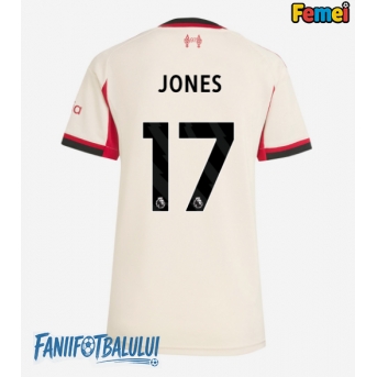 Liverpool Curtis Jones #17 Tricou Fotbal Replică 2025-26 Femei Deplasare